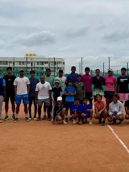 Two academies, one common goal: to make players better. This photo represents our growth mindset and belief in working together to elevate Indian tennis.