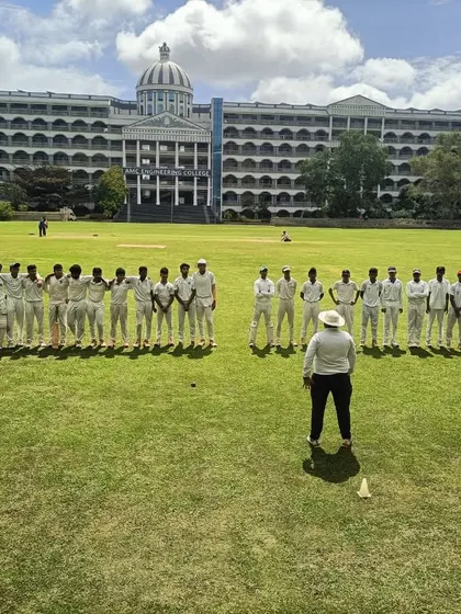 Our U-19 team lines up before a match in the Gs Cup, ready to compete.