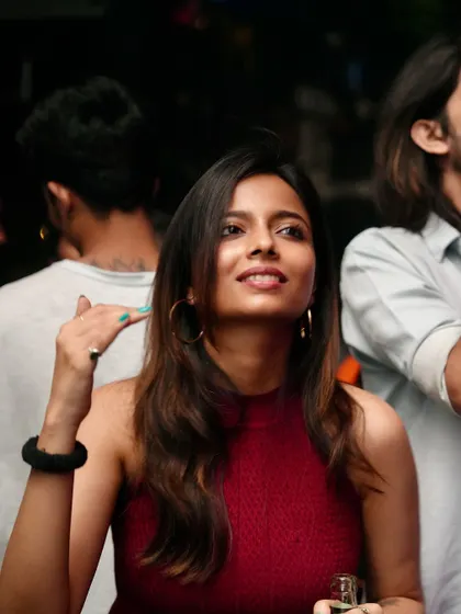 A beautiful smile from the dance floor.