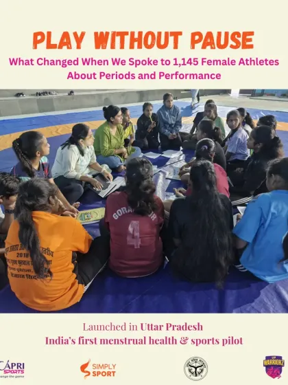 No girl should have to press pause on her dreams. Our 'Play Without Pause' initiative is India's first menstrual health and sports pilot, designed to educate and empower young female athletes to train with confidence, not fear, every day of the month.
