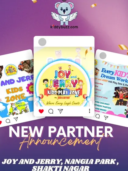 Welcome to Joy and Jerry in Shakti Nagar, where every laugh counts! This kids' play zone is a fantastic dream world for children and an ideal venue for hosting birthday parties.