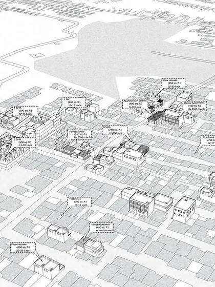 This diagram maps key features and activities across the 35-acre site, forming the analytical foundation for our proposed master plan.