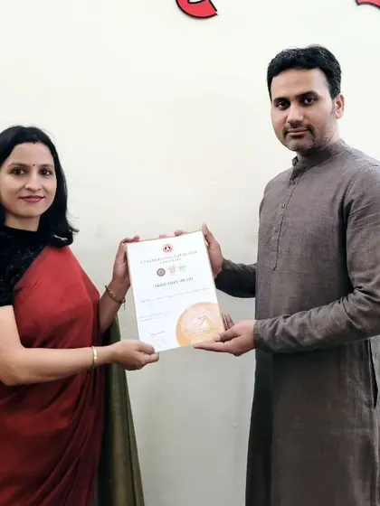 Congratulations to this student on completing her 200-hour teacher training. She is now a certified member of the global yoga community.