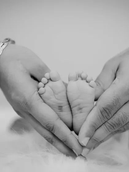 Sometimes, the biggest love is found in the tiniest details. We'll never forget to capture how small their feet once were, a simple black and white photo that you'll cherish for a lifetime.