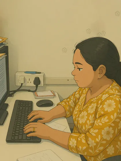 Another piece from my Ghibli-inspired series, this illustration shows a team member focused on the details, representing the dedication that goes into every order.