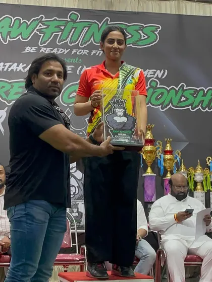 My athlete Dhisha receiving her Best Lifter award. As a coach, these are the moments that make all the hard work worthwhile.