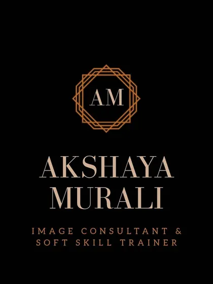 This is my official logo for Akshaya Murali Consulting. It represents my commitment to providing professional, high quality image consulting and soft skills training services.