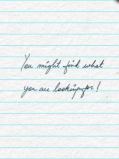 And if you look for the 'y', you might just find what you are looking for. It's all about changing your perspective.