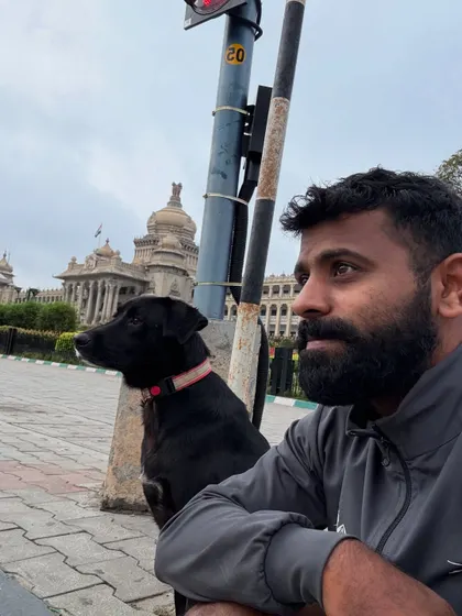 A thoughtful pose with Batman. We're probably planning our next run.