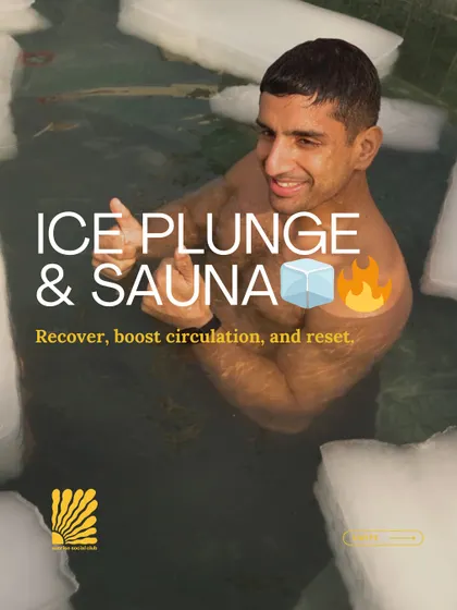 A key feature of our wellness events is contrast therapy. The ice plunge and sauna help you recover, boost circulation, and reset your system.