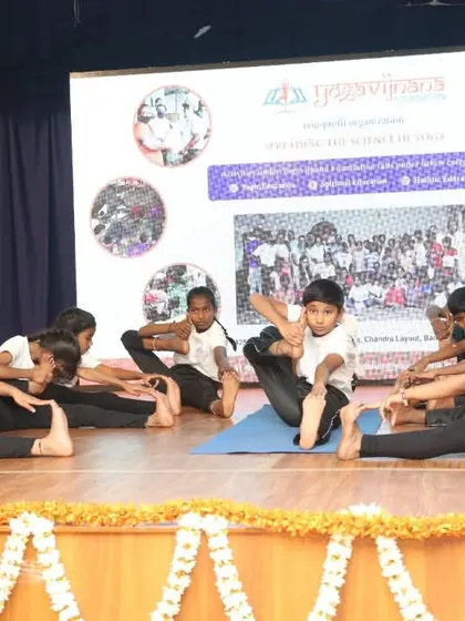 A beautiful demonstration by the young students from our government school outreach program during our 12th-anniversary event.