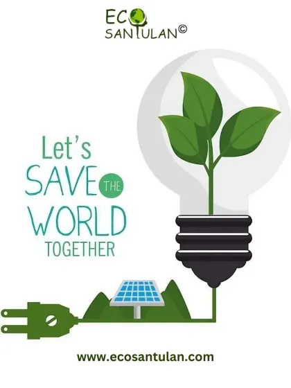 Let's save the world together. By choosing green energy sources like solar, we are planting the seeds for a healthier, more sustainable planet.