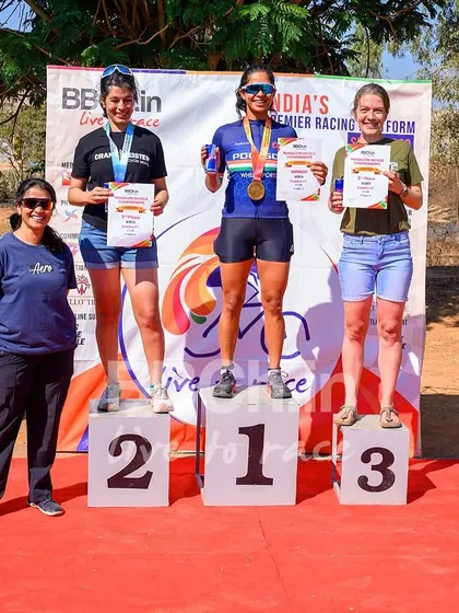 Top spot at the Bangalore Bicycle Championships. More important than the win was the improvement, shaving over a minute and a half off my previous time on the same route. That's what progress looks like.