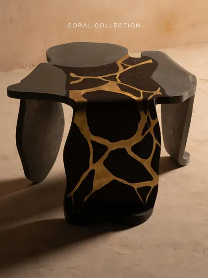 A look at our Coral Collection table, where nature meets design. This piece isn't just furniture, it's a story told through bold, timeless character and the beauty of imperfection.