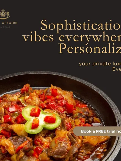 I bring sophisticated vibes to every event I cater. I invite you to book a free food trial to experience my flavors firsthand and see how I can personalize your private luxury event.