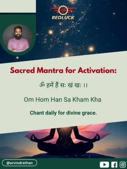 The sacred mantra for activating the Garbh Gauri Rudraksha is "Om Hom Han Sa Kham Kha." Chanting this daily invites divine grace and nurturing energy, supporting the journey of motherhood.
