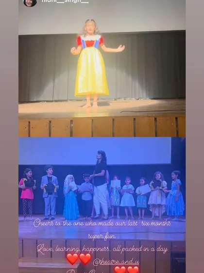 "Cheers to the one who made our last six months super fun. Love, learning, happiness, all packed in a day." A sweet message from a parent and student.