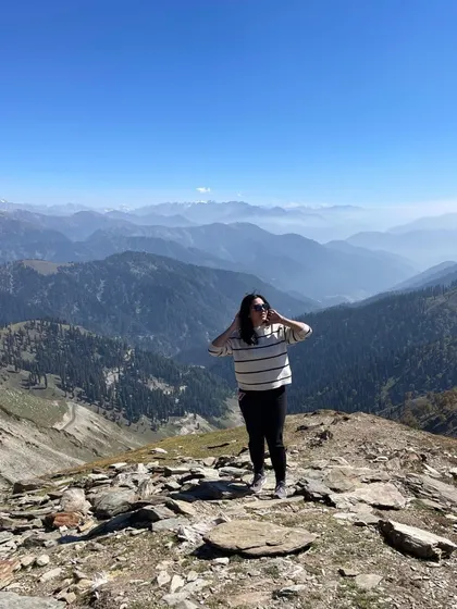 The sheer scale of the Himalayas is breathtaking. It's a powerful reminder of how small our problems are.