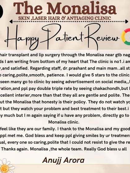 This happy patient review for a hair transplant and lip surgery highlights our core values: honesty, patient-centric care, and a team that treats you like family.