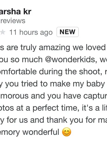 "It's a life long memory for us." I couldn't ask for a better compliment. Knowing that I helped create a wonderful memory is the greatest reward.