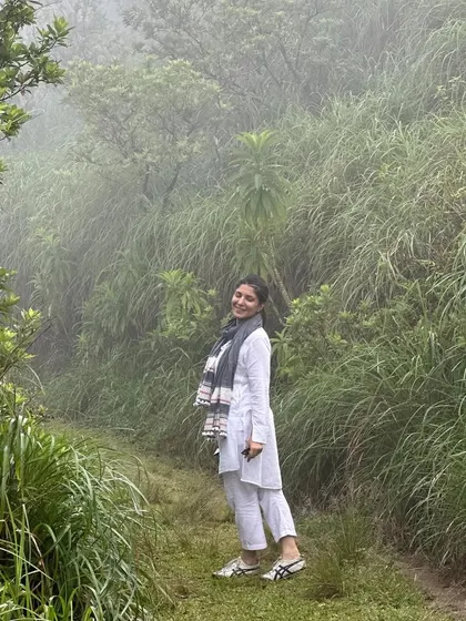 A walk on a misty path through the tall grasses. These moments of quiet immersion are where we can truly hear ourselves.