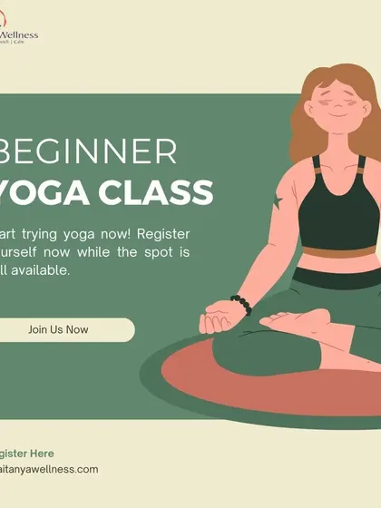 New to yoga? Our beginner classes are the perfect place to start. Register yourself and begin your journey with us.