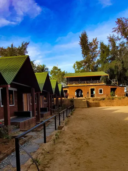 Rustic and charming beachside cottages in Gokarna. I offer a range of accommodation options, from luxury resorts to these cozy, close-to-nature stays.