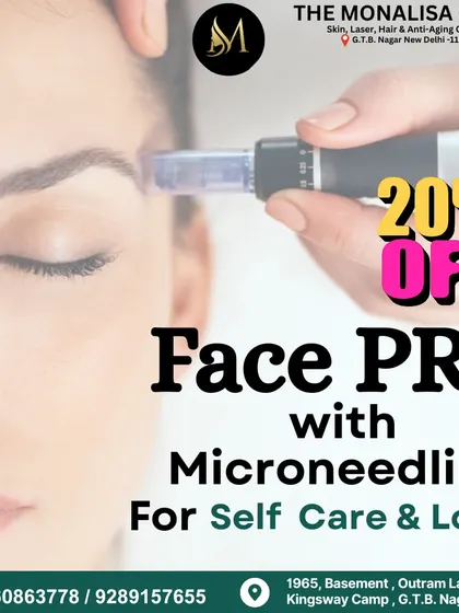 We combine Face PRP with Microneedling for powerful skin rejuvenation. This treatment stimulates your skin's natural collagen production to reduce fine lines, improve texture, and give you a lasting glow.