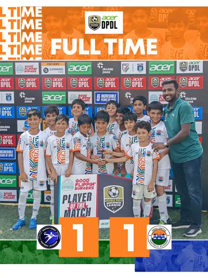 A hard-fought 1-1 draw for our U10 team in the DPDL. Our young warriors showed immense spirit and never gave up.