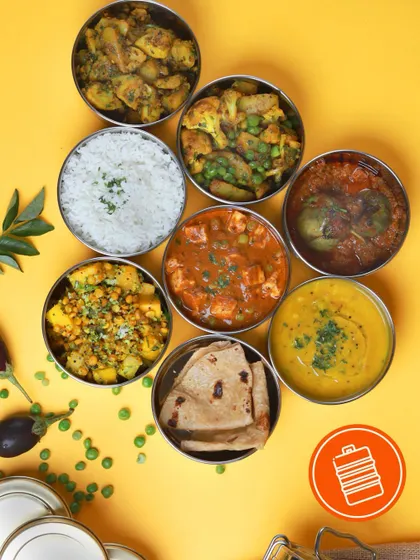 Bored of the same old lunch? Not here. This is just a glimpse of the variety I offer, from paneer makhani to aloo gobi and bhara baingan. My menu changes daily so your lunch is always exciting.