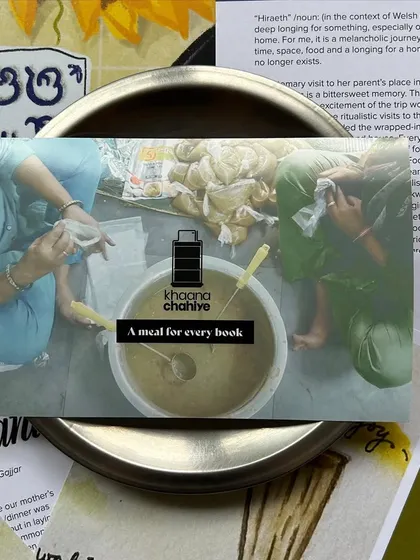 "Memories on a Plate" is not just a book; it's a gesture of kindness. This image represents our "A meal for every book" promise, where your purchase directly supports the incredible relief operations of the Khaana Chahiye Foundation.