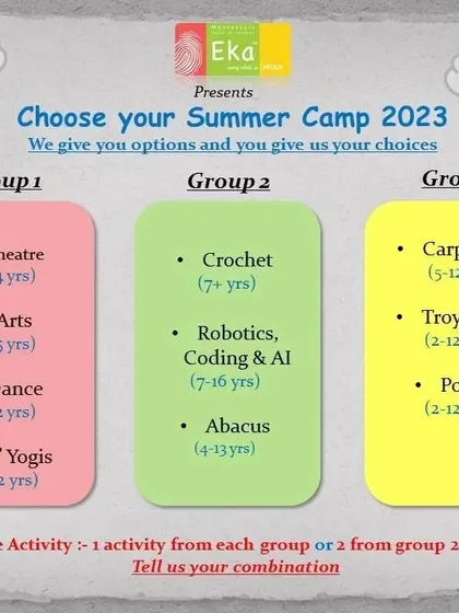 Mix and match activities to create the perfect summer camp for your child. We offer flexible options across different interest groups.