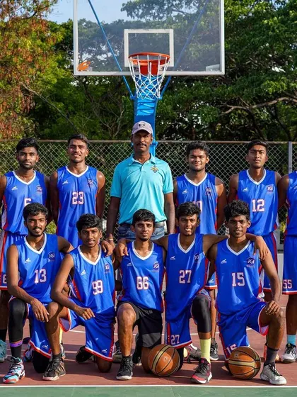 The official team photo for the Kumaraguru institution tournament.