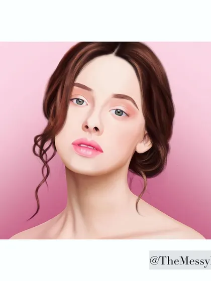 This was my first attempt at a realistic digital portrait. It took a lot of trial and error, especially with the hair, but it was a great learning experience in digital painting techniques.