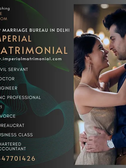 As a top marriage bureau in Delhi, we specialize in finding matches for civil servants, doctors, engineers, NRIs, and business class professionals. We also provide services for divorcee and second marriage alliances.