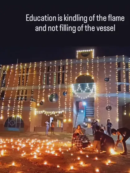 This image from the Ashadeep school in rural Varanasi, illuminated by countless small flames, perfectly captures my belief. Education is the kindling of a flame, not the filling of a vessel. My goal is to ignite the creative spark within each student, a light that they will carry throughout their journey.