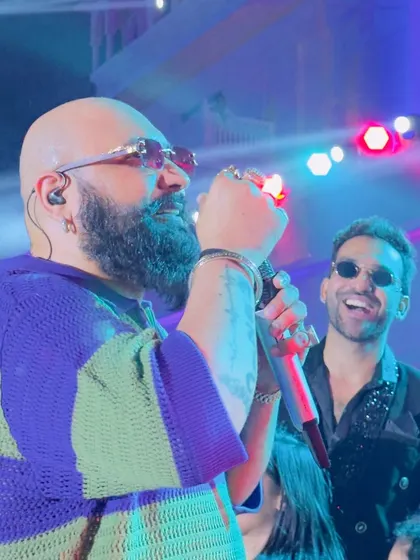 A candid shot during B Praak's performance. I stay engaged throughout the show, ready to step in when needed and ensuring the entire event runs smoothly from start to finish.