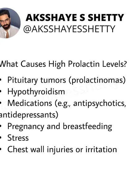 There are several potential causes for high prolactin levels. These can range from pituitary tumors and hypothyroidism to certain medications, pregnancy, and even high levels of chronic stress.