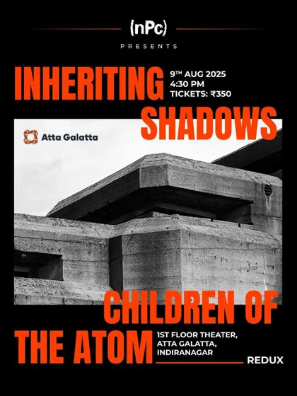 'Inheriting Shadows – Children of the Atom' is a powerful spoken word performance marking 80 years since Hiroshima. We host poetic reckonings that use art to explore history and memory.
