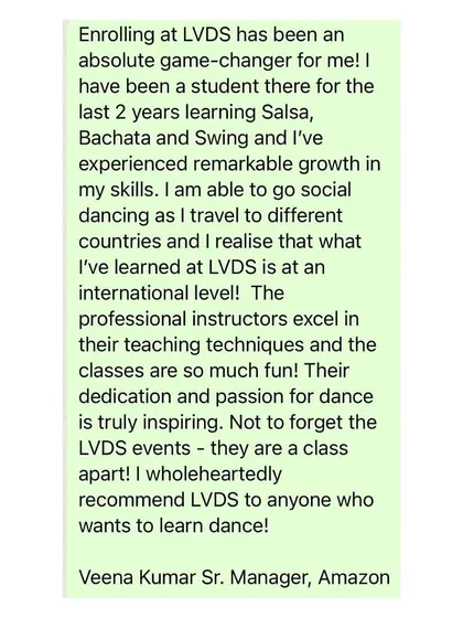 Veena, a Senior Manager at Amazon, shares how LVDS has been a "game-changer" for her, taking her skills to an international level.