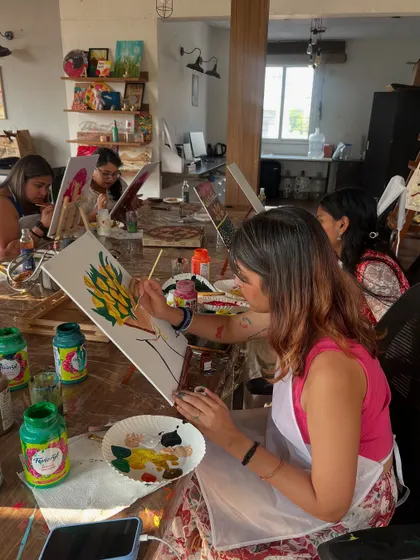 We had the best time celebrating Women's Day at our studio. It was all about women coming together, creating, and having fun.