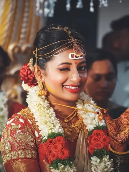 A collection of my beautiful brides on their Muhurtham day, each with a unique, personalized look that reflects her style while honoring tradition.