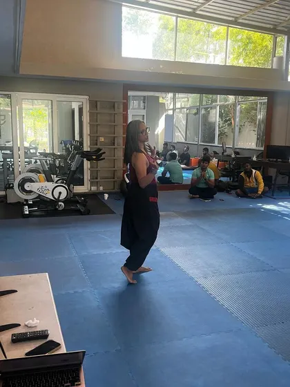 We take wellness seriously. In our monthly sessions with our wellness mentor, we learn to become the best versions of ourselves. This session focused on empathy through an activity called 'Moccasin Walk,' or walking in someone else's shoes.