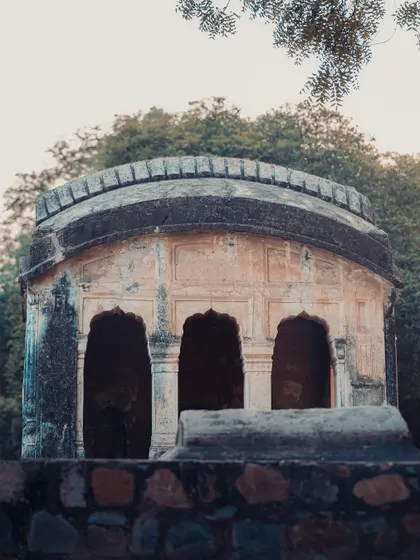 An old tomb within the Mehrauli Archaeological Park, near Qutub Minar. Delhi is full of hidden historical gems waiting to be discovered.