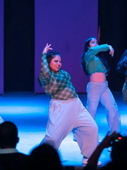 Kudos to my talented students who dazzled at Allstars Night. This is a shot of one of the student batches in their element on stage.