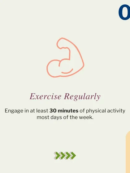 Regular exercise is another key pillar. I advise engaging in at least 30 minutes of physical activity most days of the week to support both physical and mental health.