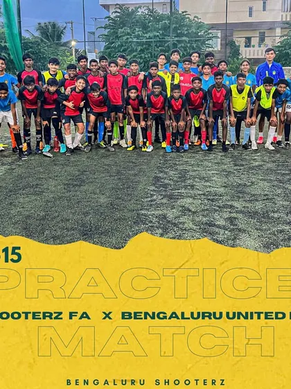 Our U-9, U-11, U-13, and U-15 teams engaging in competitive practice matches against Bengaluru United FA, a crucial part of their pre-season and ongoing development.