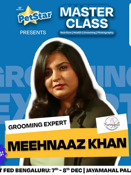 I was honored to be featured as a Grooming Expert for the PetStar Master Class at Pet Fed Bengaluru. Sharing my expertise on a platform like this helps raise awareness about proper pet care.
