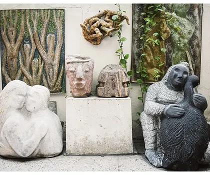 A photo from my essay on the life and work of sculptor Metharam Dharmani. This image showcases a collection of his beautifully raw and expressive sculptures, telling the story of his artistic legacy.