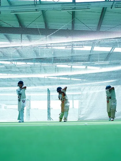A solid batting stance is the cornerstone of a great innings. We focus on balance, grip, and posture to set our players up for success.